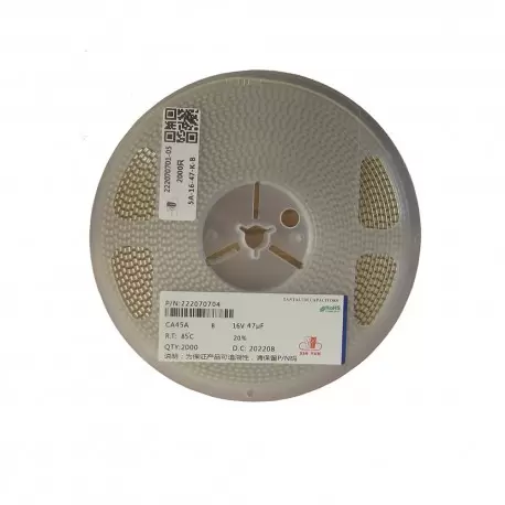 خازن 47UF/16V smd B-کویرالکترونیک خازن 47UF/16V smd B-کویرالکترونیک