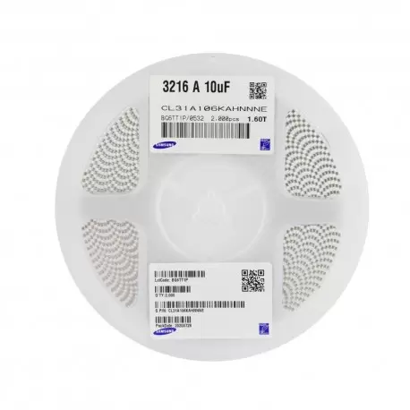 خازن سرامیکی 10UF 50V (1206) SMDکویرالکترونیک خازن سرامیکی 10UF 50V (1206) SMDکویرالکترونیک