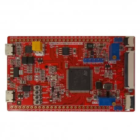برد کاربردی  و حرفه ای EWB-STM32H7B0 v3.0 (جدید) ساپورت السیدی های 40 و 50 پین - کویر الکترونیک برد کاربردی  و حرفه ای EWB-STM32H7B0 v3.0 (جدید) ساپورت السیدی های 40 و 50 پین - کویر الکترونیک