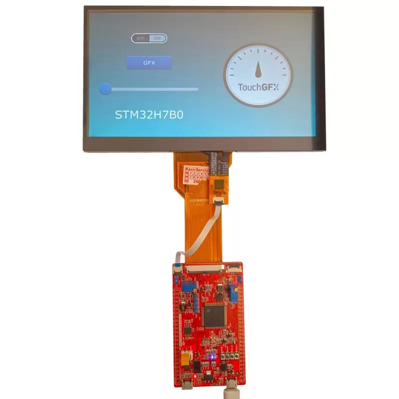 برد کاربردی  و حرفه ای EWB-STM32H7B0 v3.0 (جدید) ساپورت السیدی های 40 و 50 پین - کویر الکترونیک