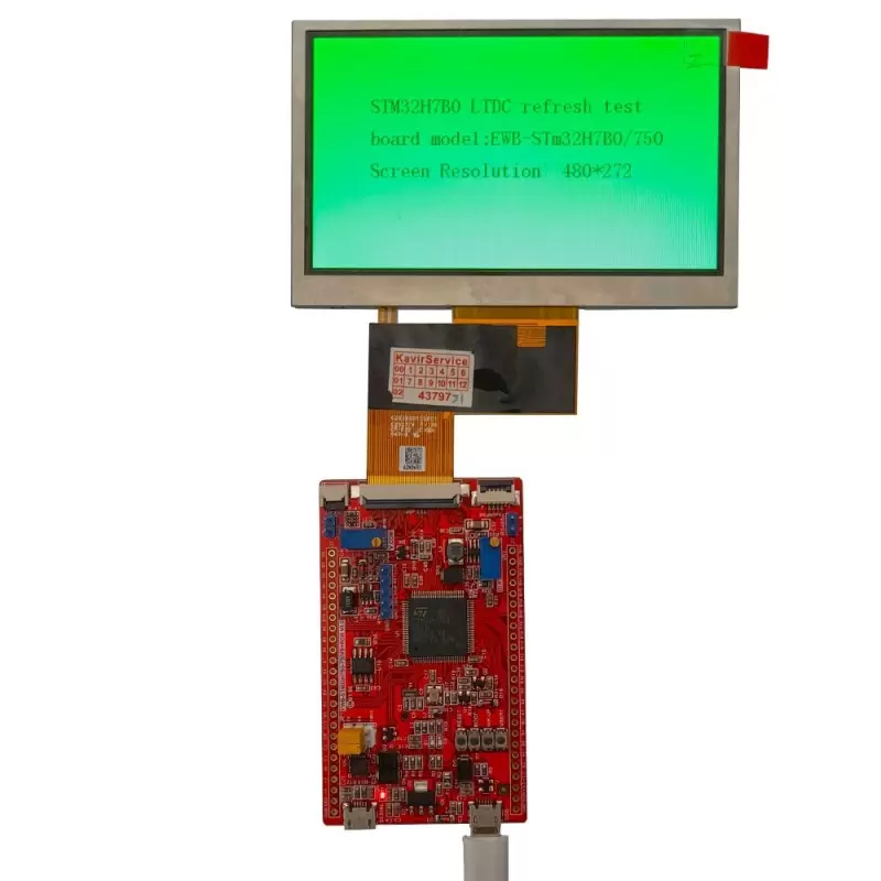 برد کاربردی  و حرفه ای EWB-STM32H7B0 v3.0 (جدید) ساپورت السیدی های 40 و 50 پین - کویر الکترونیک