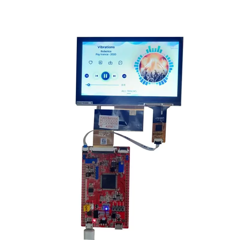 برد کاربردی  و حرفه ای EWB-STM32H7B0 v3.0 (جدید) ساپورت السیدی های 40 و 50 پین - کویر الکترونیک