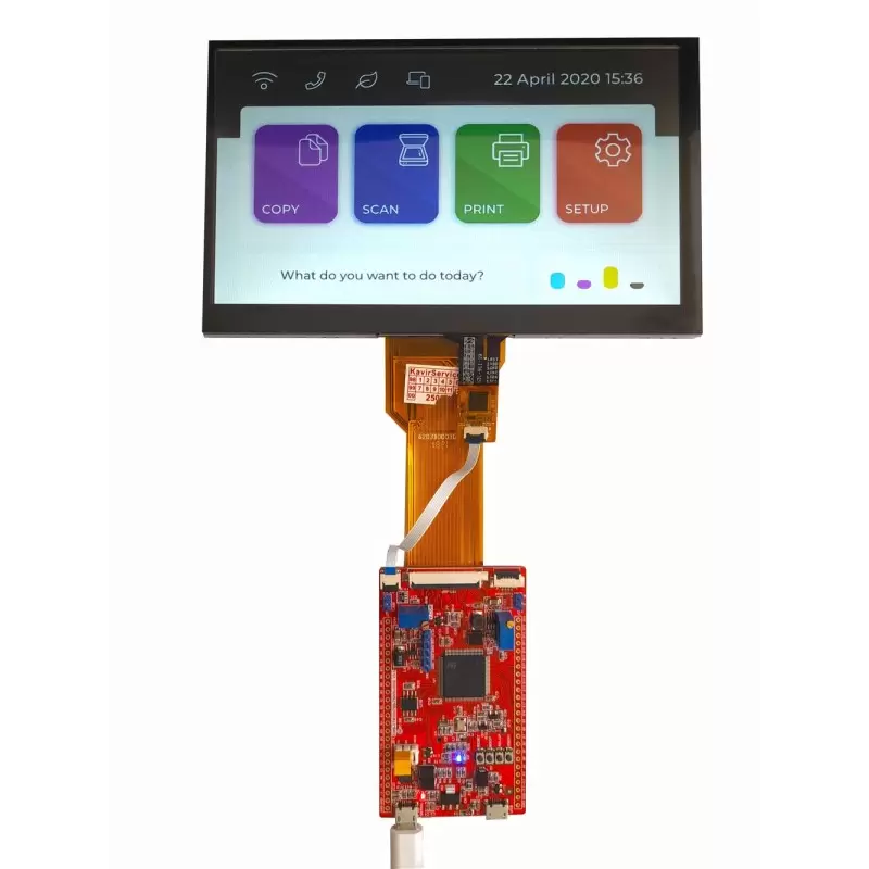 برد کاربردی  و حرفه ای EWB-STM32H7B0 v3.0 (جدید) ساپورت السیدی های 40 و 50 پین - کویر الکترونیک