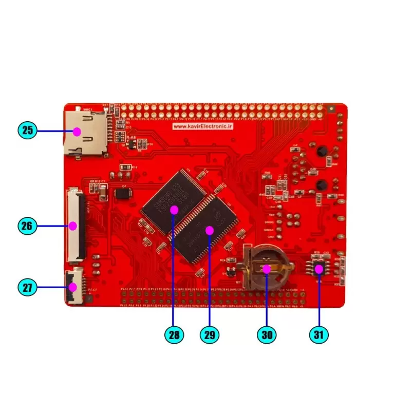 برد حرفه ای و کاربردی EWB-LPC1788-NANO v2.2 فول (جدید)