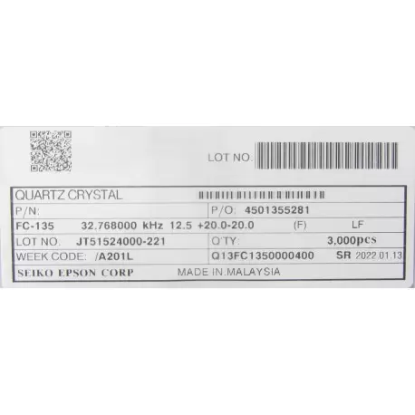 کریستال ساعت SMD/SMT Crystals- 32.768khz 12.5pf - کویرالکترونیک کریستال ساعت SMD/SMT Crystals- 32.768khz 12.5pf - کویرالکترونیک