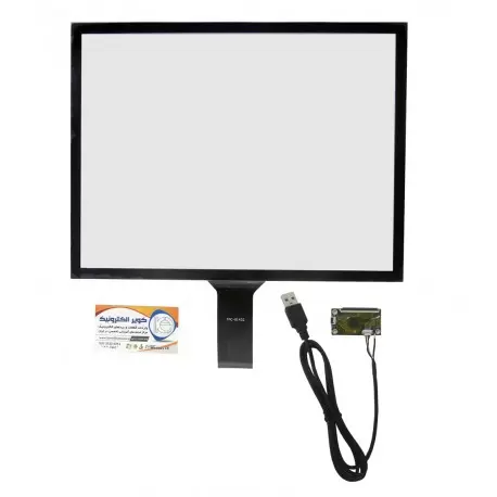تاچ خازنی 15.0 اینچ کیفیت بالا قابلیت کار در تمامی سیستم عامل ها touch 15 inch کویرالکترونیک