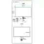 تاچ خازنی 9.0 اینچ با درایور GT911 قابلیت اتصال با 6 پین I2C و USB مدل STC-09095-5 - کویر الکترونیک