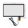 تاچ خازنی 10.1 اینچ 16:9 با درایور GT911 قابلیت اتصال با 6 پین I2C و USB مدل STC-10140-3 - کویر الکترونیک
