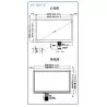 تاچ خازنی 10.1 اینچ 16:9 با درایور GT911 قابلیت اتصال با 6 پین I2C و USB مدل STC-10197-6 - کویر الکترونیک تاچ خازنی 10.1 اینچ 16:9 با درایور GT911 قابلیت اتصال با 6 پین I2C و USB مدل STC-10197-6 - کویر الکترونیک