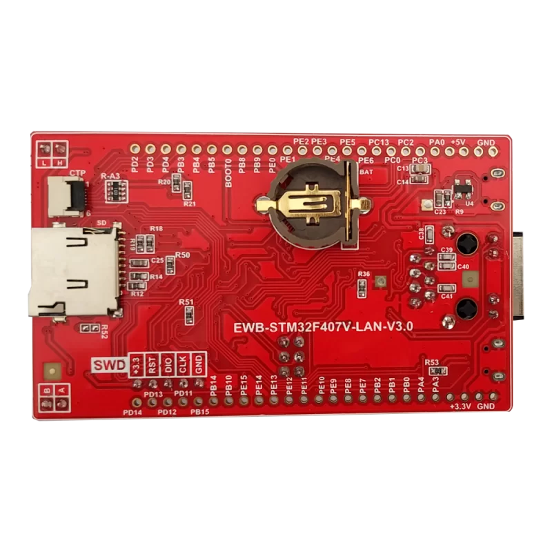 برد کاربردی  و حرفه ای  STM32F407VG-LAN-V3 کویرالکترونیک