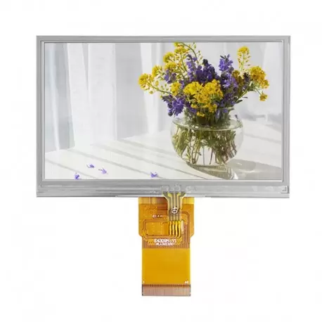 السیدی 4.3 اینچ با تاچ 4.3inch TFT LCD display MCU +RST touch - 480x272 - SPI / Pararllel السیدی 4.3 اینچ با تاچ 4.3inch TFT LCD display MCU +RST touch - 480x272 - SPI / Pararllel