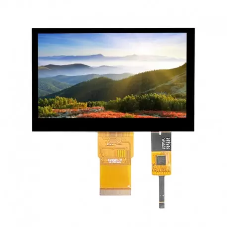 السیدی 4.3 اینچ با تاچ  TFT LCD 4.3 inch TFT LCD display with capacitive Touch  - 480x272 - SPI / Pararllel - ST6201 السیدی 4.3 اینچ با تاچ  TFT LCD 4.3 inch TFT LCD display with capacitive Touch  - 480x272 - SPI / Pararllel - ST6201