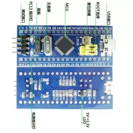 برد STM32F103C8T6 board+ori micro برد STM32F103C8T6 board+ori micro