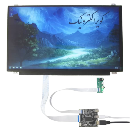 ال ای دی 15.6 اینچ تاچ با برد درایور مخصوص edp -LED 15.6 INCH- FULLHD -1920*1080 - NT156FHM-T00 گرید +A - کویر الکترونیک