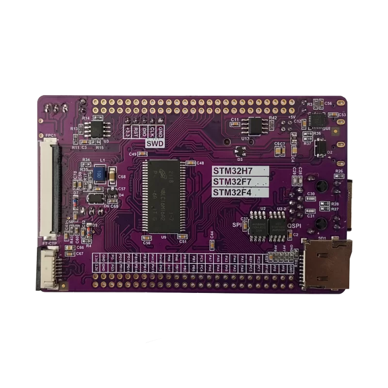 برد کاربردی  و حرفه ای نانو   EWB-STM32-NANO-FULL -STM32H743IIT6-V6.0 (جدید) امکانات فول