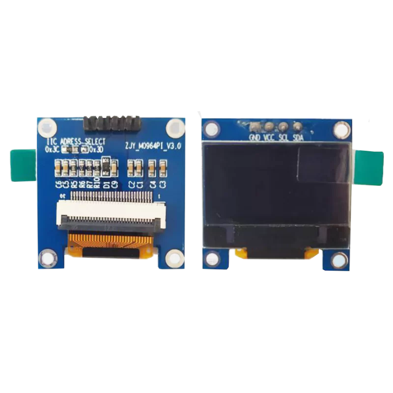 oled 0.96 inch OLED display module 128x64 ssd1306 IIC / Yellow&Blue -کویرالکترونیک