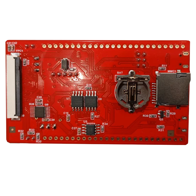 برد کاربردی  و حرفه ای EWB-STM32H7B0 v4.0 (جدید) ساپورت السیدی های 40 و 50 پین - کویر الکترونیک
