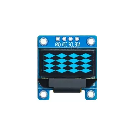 OLED 0.82 inch OLED Module blue 96x39 IIC / SSD1306-کویر الکترونیک