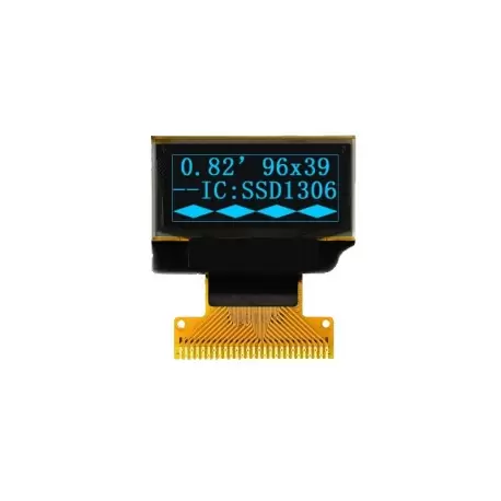 oled 0.82 inch 96x39 IIC/SSD1306-کویر الکترونیک