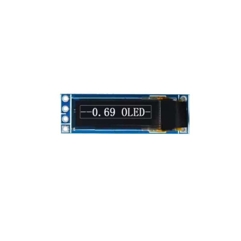 OLED 0.69 inch OLED Module 96x16 IIC/ SSD1306-کویر الکترونیک.