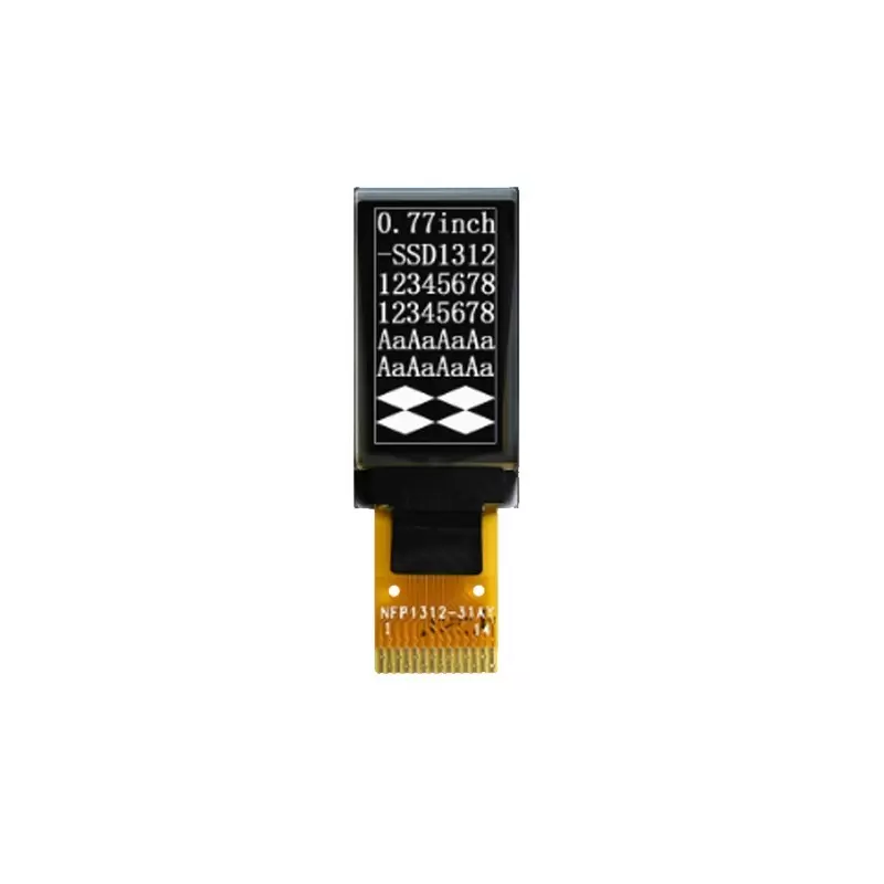 OLED 0.77 inch  128x64  14pin IIC/SSD1312-کویر الکترونیک.