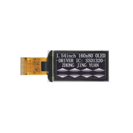 OLED 1.54 inch    160x80 spi -iic /ssd1320-کویر الکترونیک.