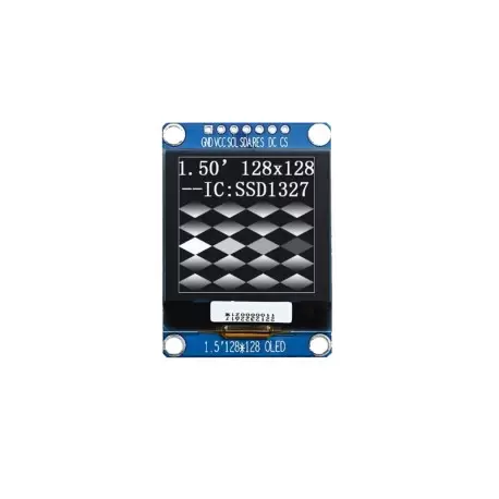 OLED 1.50 inch OLED   Module   white   128x128 spi -iic /ssd1327-کویر الکترونیک
