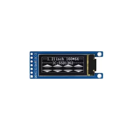 OLED 1.21 inch OLED   Module  160x64 4- spi / ssd 1362-کویر الکترونیک