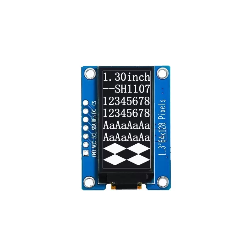 OLED 1.30 inch OLED   Module    64x128 spi -iic /sh1107-کویر الکترونیک