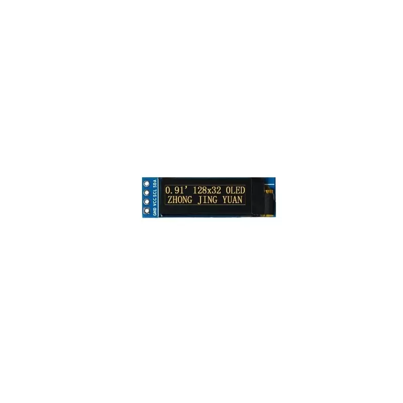 OLED 0.91 inch OLED Module White 128x32 IIC / SSD1306-کویر الکترونیک.