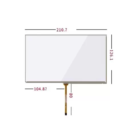 تاچ مقاومتی 9.0 اینچ 4پین - touch 9 inch  touch for at090tn12 - کویر الکترونیک. تاچ مقاومتی 9.0 اینچ 4پین - touch 9 inch  touch for at090tn12 - کویر الکترونیک.