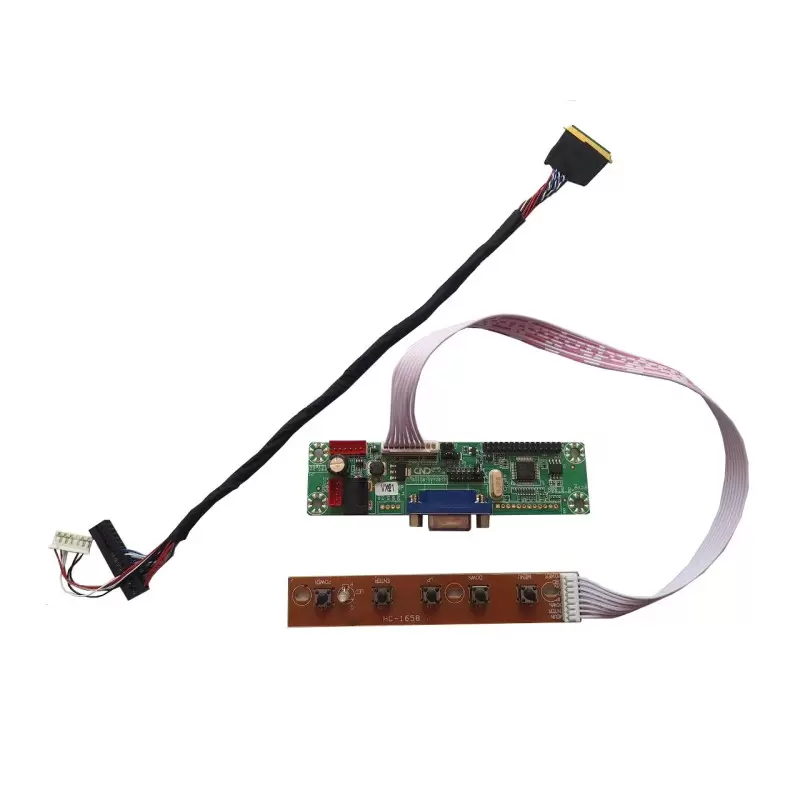درایور برد تصویری VGA to LED/ ساپورت LED 10.1, 13.3, 14.1, 15.6 -کویرالکترونیک