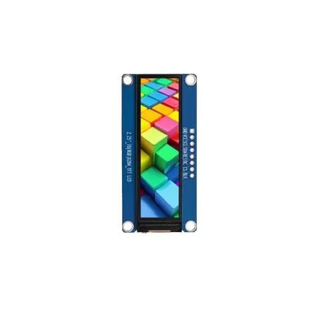 Module 2.25 inch TFT LCD display screen 76x284 long screen ST7789 driver serial port SPI interface-کویرالکترونیک Module 2.25 inch TFT LCD display screen 76x284 long screen ST7789 driver serial port SPI interface-کویرالکترونیک
