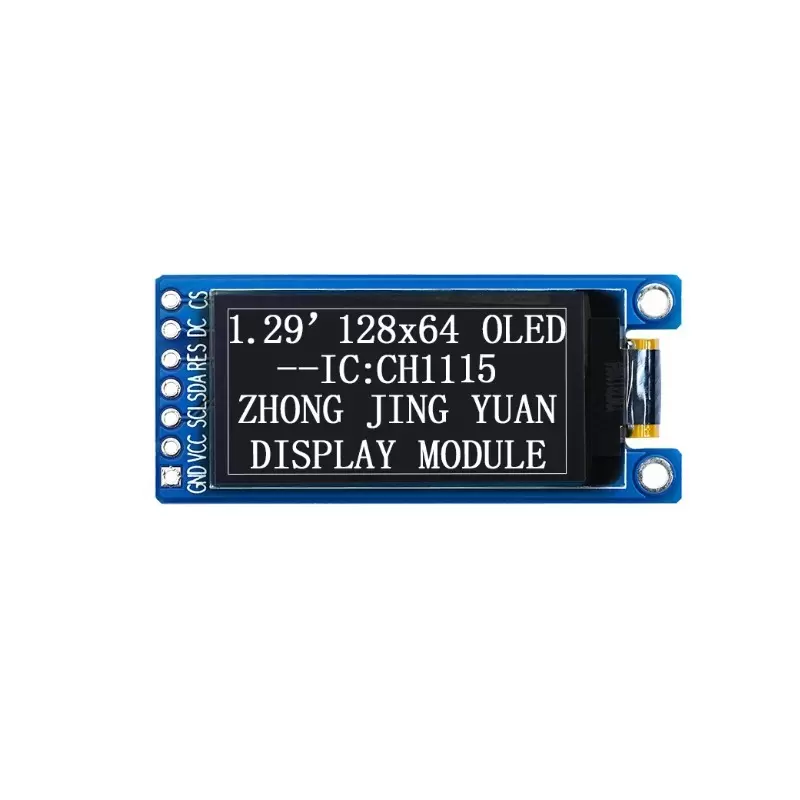 MODULE-1.29 inch OLED   Module   white 128x64 spi / ch 1115-کویر الکترونیک
