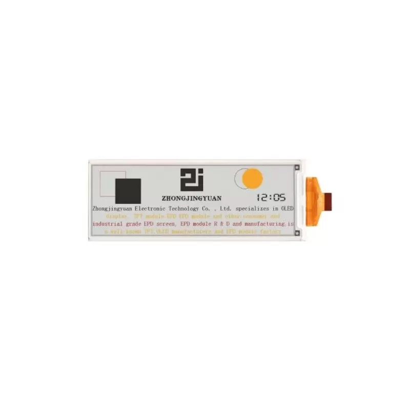 EPD E-Paper 5.79 inch 272x792 pixel-SSD1683-Black, white, red, and yellow-کویر الکترونیک.