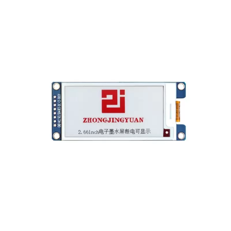 Module EPD E-Paper 2.66 inch 152x296 pixel-SSD1680-Black, white, red-کویر الکترونیک.