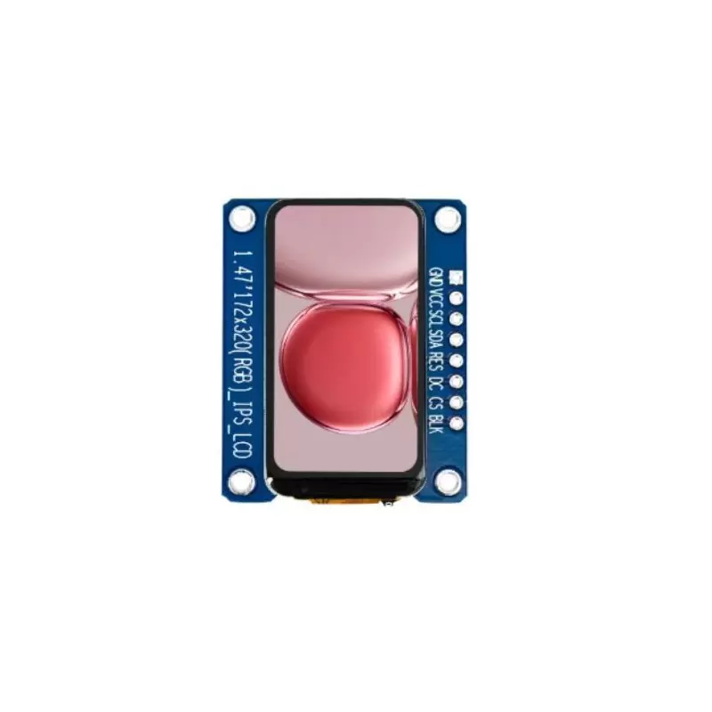 Module 1.47 inch LCD display HD 172x320 st7789 driver LCD screen-کویر الکترونیک .